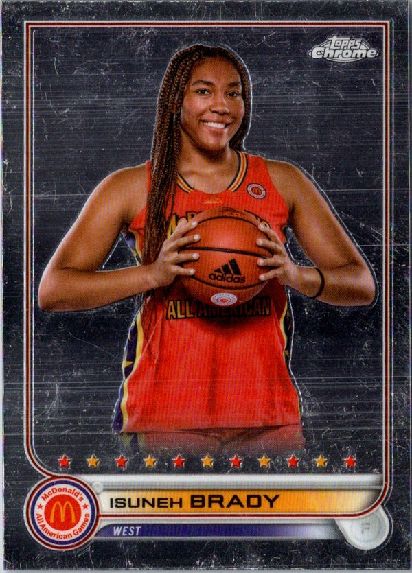 2022 Topps Chrome McDonald's All American Isuneh Brady #87