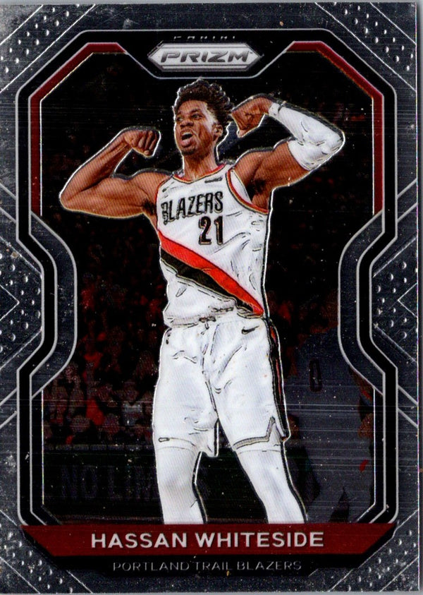 2020 Panini Prizm Ruby Wave Prizms Hassan Whiteside #158