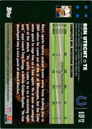 2007 Topps Indianapolis Colts Ben Utecht