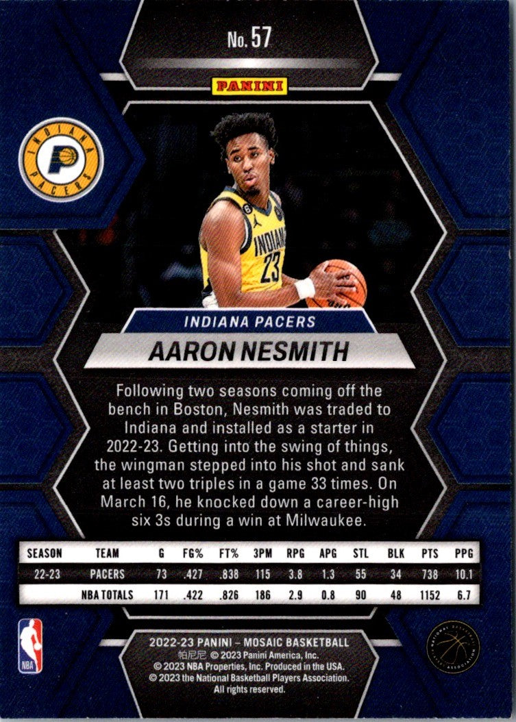 2022 Panini Mosaic Aaron Nesmith