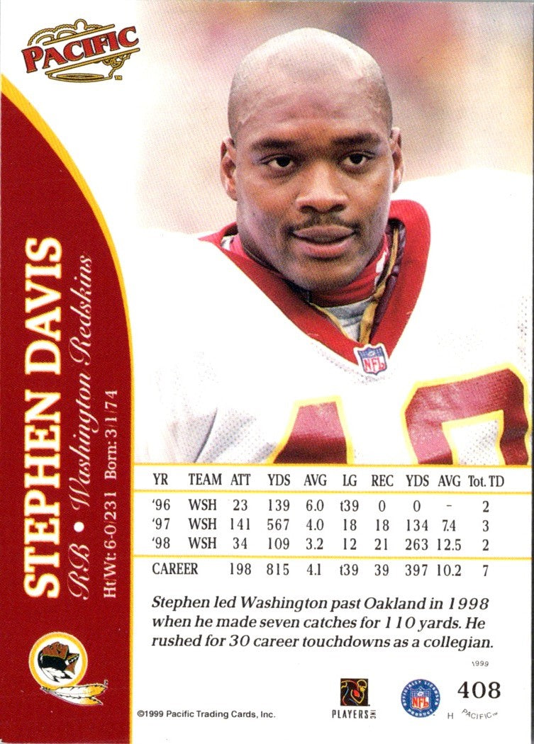 1999 Pacific Stephen Davis