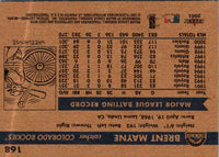 2001 Fleer Tradition Brent Mayne #168