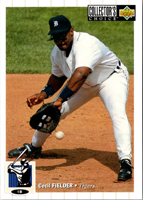 1994 Collector's Choice Silver Signature Cecil Fielder #100