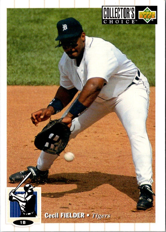 1994 Collector's Choice Silver Signature Cecil Fielder #100