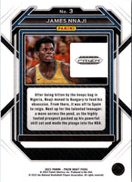 2023 Panini Prizm Draft Picks James Nnaji #3