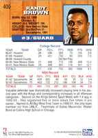 1993 Hoops Randy Brown #400