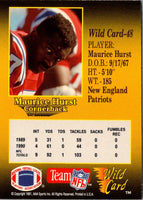 1991 Wild Card Maurice Hurst #48