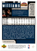 1998 UD Choice Eric Williams