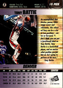 1997 Press Pass Double Threat Tony Battie