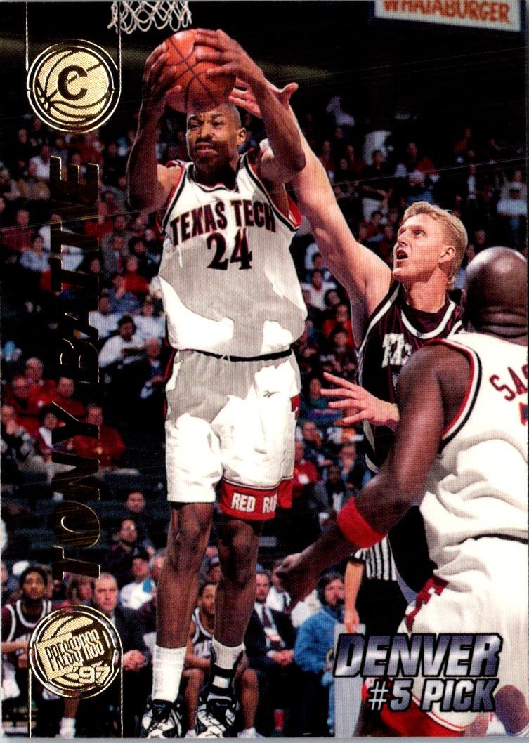 1997 Press Pass Double Threat Tony Battie