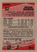 1989 Topps Sean Burke