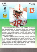 1991 Ultra Mike Croel #282 Rookie