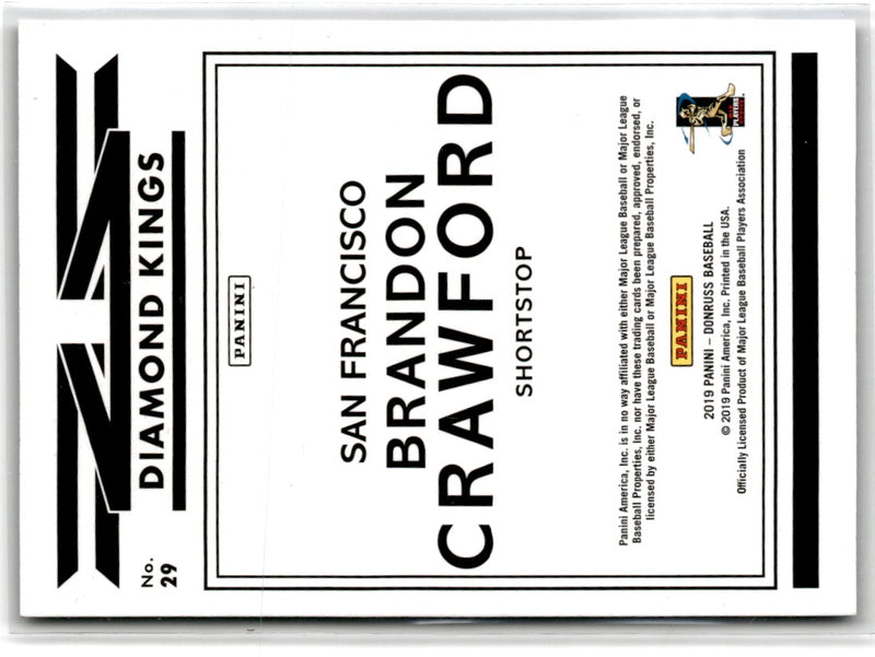 2019 Donruss Brandon Crawford