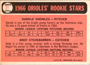 1966 Topps Orioles Rookies - Darold Knowles/Andy Etchebarren