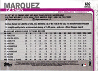 2019 Topps German Marquez #602