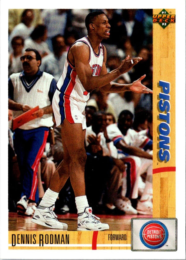 1991 Upper Deck Dennis Rodman #50