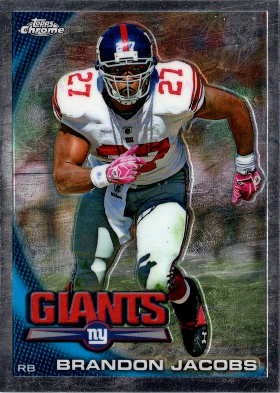 2010 Topps Chrome Brandon Jacobs #C178