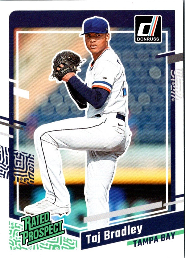 2023 Donruss Holo Blue Taj Bradley #55