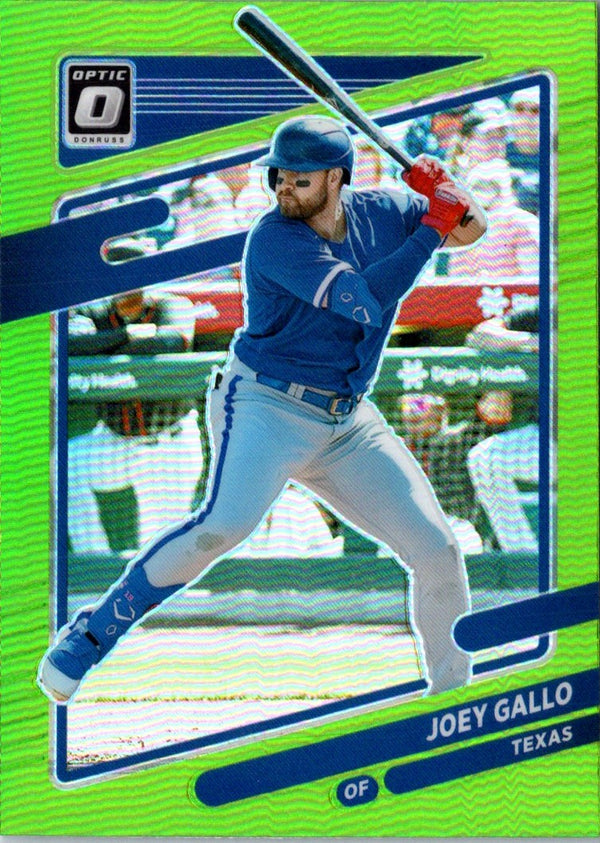 2021 Donruss Optic Lime Green Joey Gallo #188