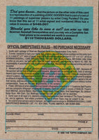 1990 Bowman Sweepstakes (Two Asterisks) Dwight Gooden #NNO