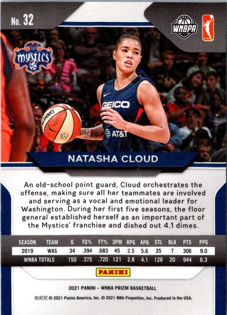 2021 Panini Prizm WNBA Natasha Cloud