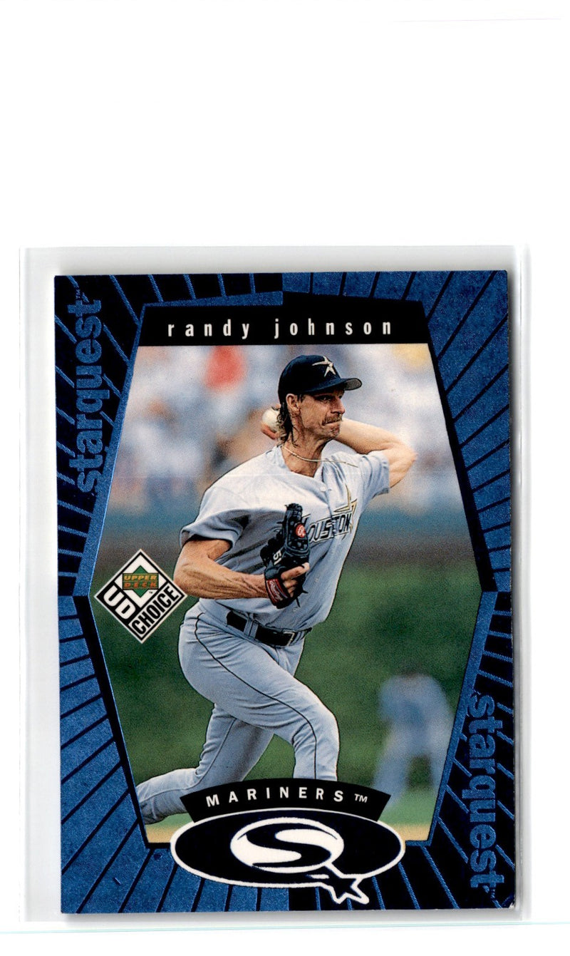 1999 UD Choice StarQuest Blue Randy Johnson