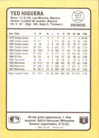 1988 Donruss Baseball's Best Ted Higuera #127