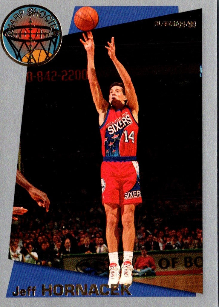 1992 Fleer Sharpshooters Jeff Hornacek