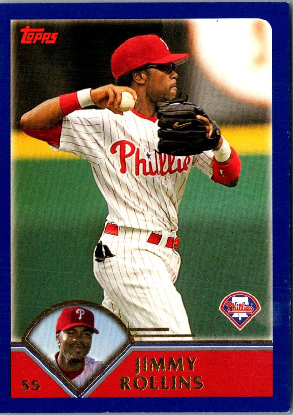 2003 Topps Home Team Advantage Jimmy Rollins #3