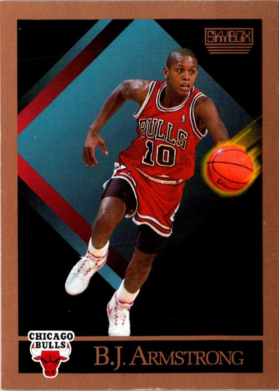 1990 SkyBox B.J. Armstrong #37 Rookie