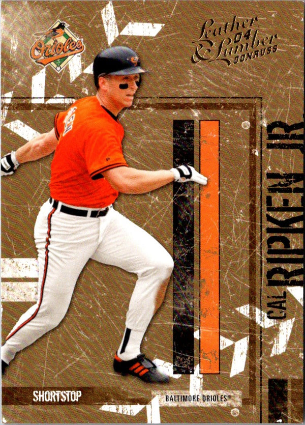 2004 Donruss Leather & Lumber Cal Ripken Jr. #18