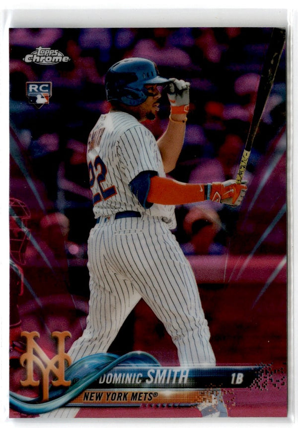 2018 Topps Chrome Dominic Smith #162 Rookie