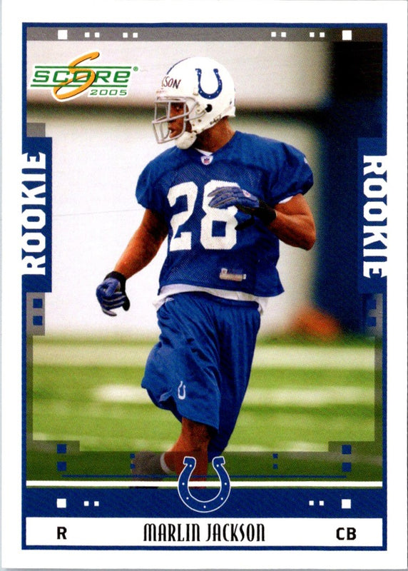 2005 Score Marlin Jackson #355 Rookie
