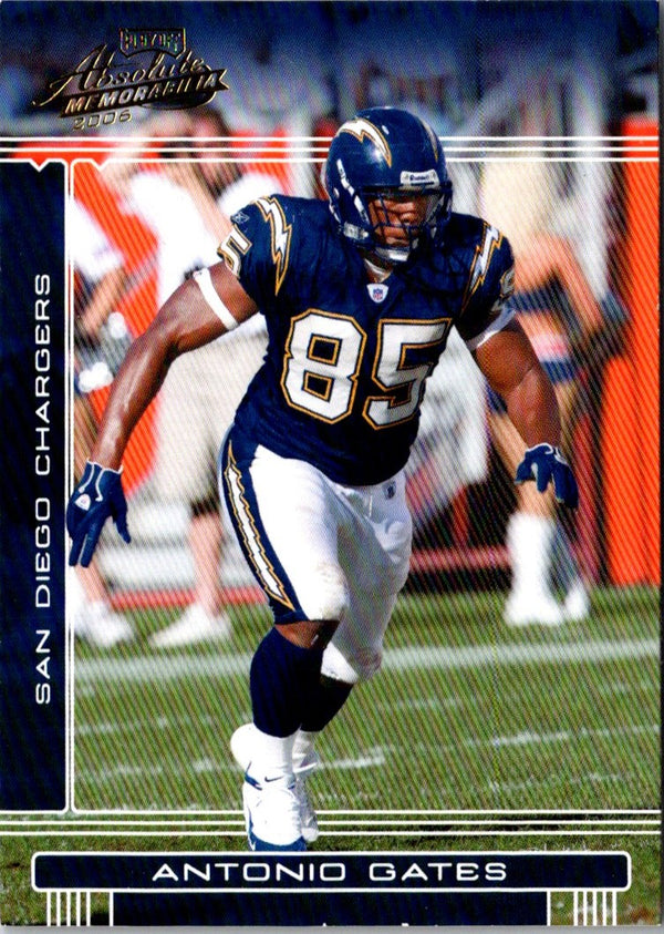 2006 Playoff Absolute Memorabilia Antonio Gates #123