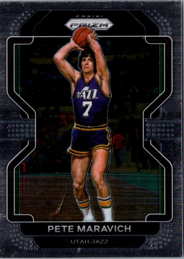 2021 Panini Prizm Blue Pete Maravich #261