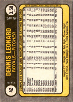 1981 Fleer Dennis Leonard #42