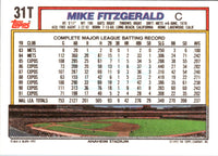 1992 Topps Traded Mike Fitzgerald #31T