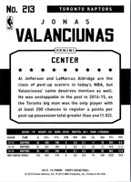 2015 Hoops Jonas Valanciunas #213