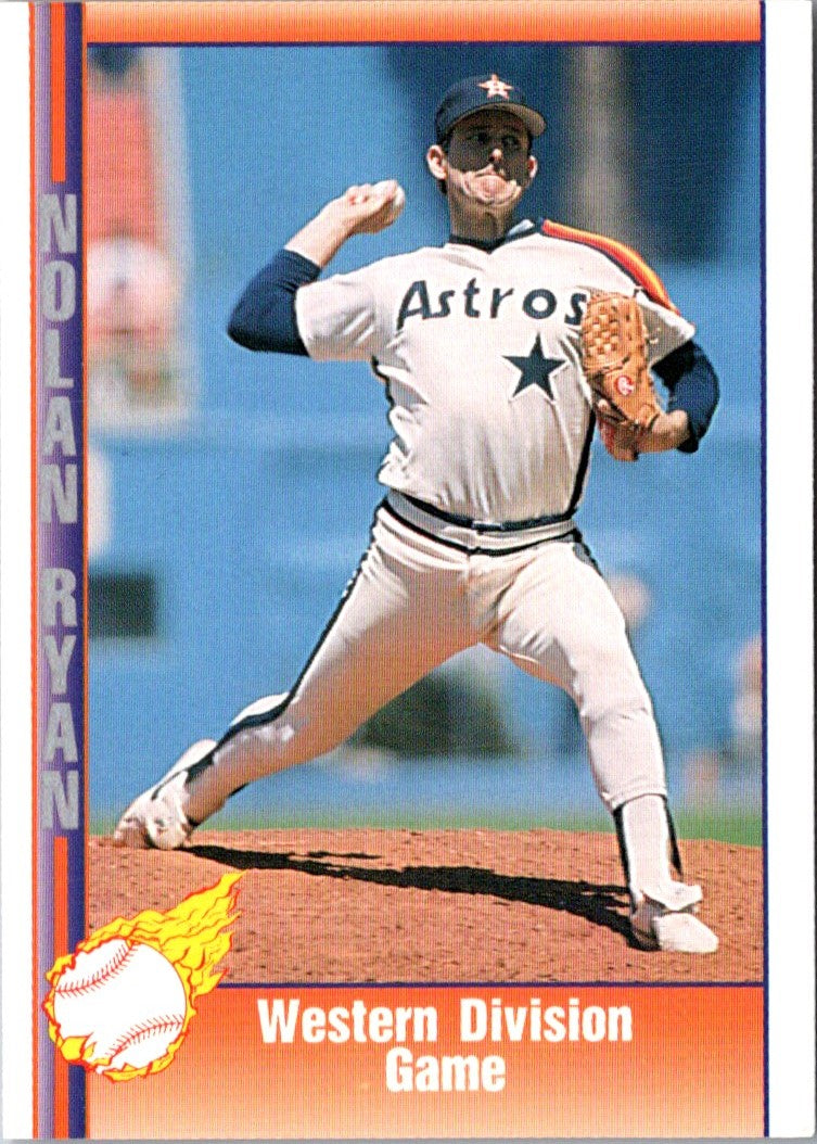 1991 Pacific Nolan Ryan Texas Express I Astros win Western Division Title