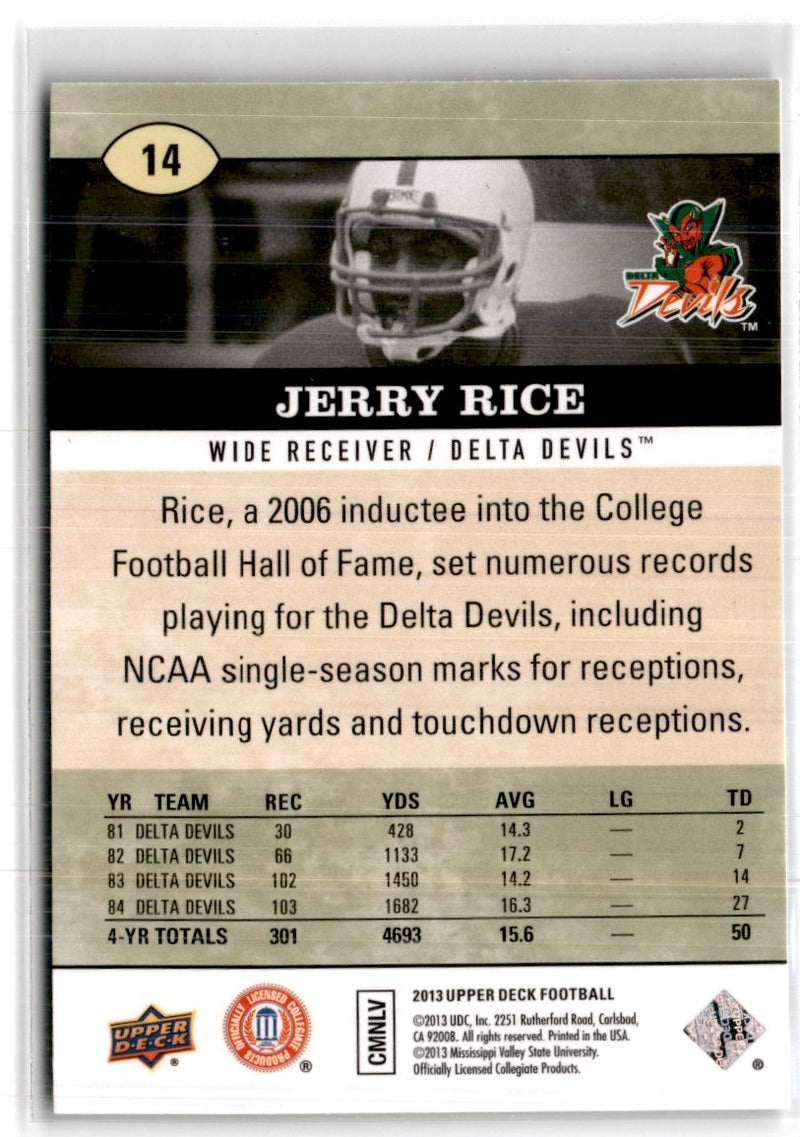 2013 Upper Deck Jerry Rice