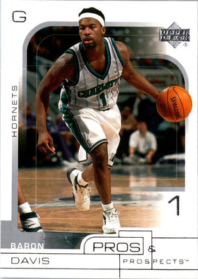 2001 Upper Deck Pros & Prospects Baron Davis #8