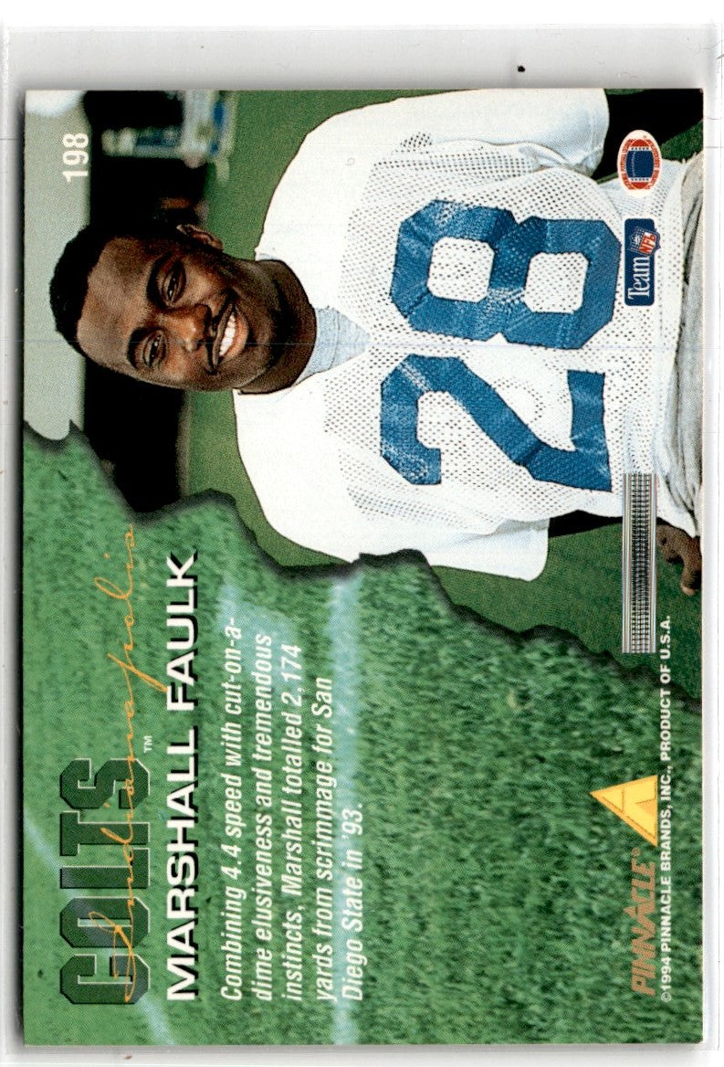 1994 Pinnacle Marshall Faulk