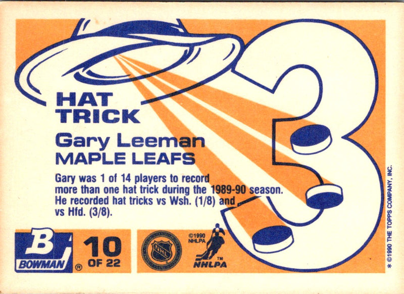 1990 Bowman Hat Tricks Gary Leeman