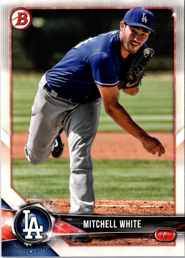 2018 Bowman Draft Mitchell White #BD-97