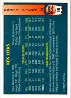1992 Front Row Draft Picks Gold Ken Leeks #38