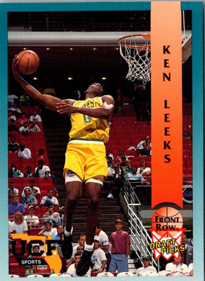 1992 Front Row Draft Picks Gold Ken Leeks #38