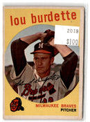 1959 Topps Lou Burdette