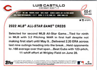 2022 Topps Update 2022 MLB All-Star Game Luis Castillo #ASG-41