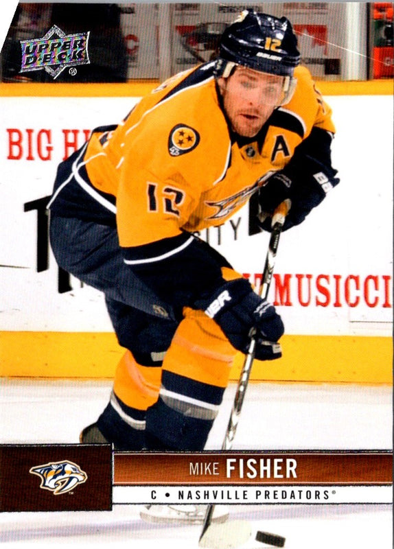 2012 Upper Deck Mike Fisher #101