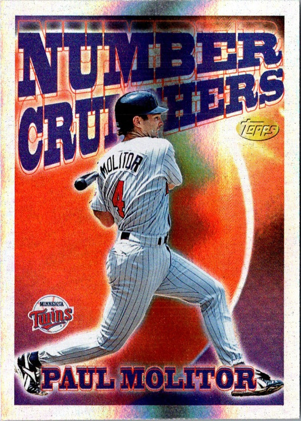 1997 Topps Season's Best Paul Molitor #SB4